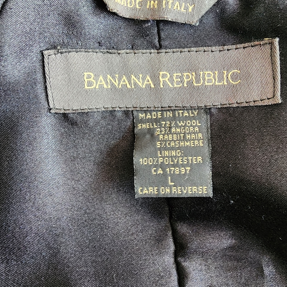 Banana Republic Cashmere, Angora and Wool Blend Jacket, Size L - Picture 12 of 12